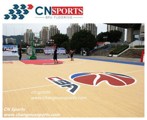 Crystal Wear Resisting Layer Baketball Flooring
