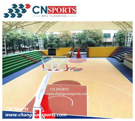 Crystal Wear Resisting Layer Baketball Flooring